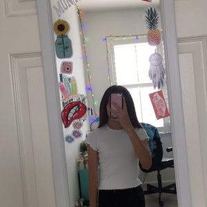 white lettuce edge top